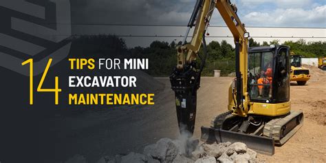 mini excavators maintenance